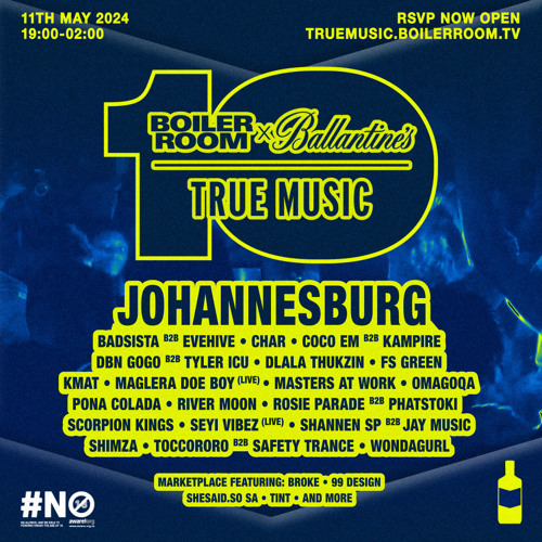 Dlala Thukzin - Boiler Room x Ballantine's True Music 10 : Johannesburg