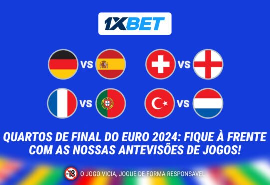 Escolha os seus favoritos nos épicos quartos de final do Euro 2024!