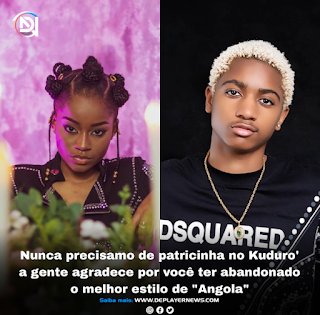 Mirelson King chama de patricinha a cantora "Malunne Silva" e agradece por ela ter abandonado o melhor estilo de Angola, que é o "KUDURO"