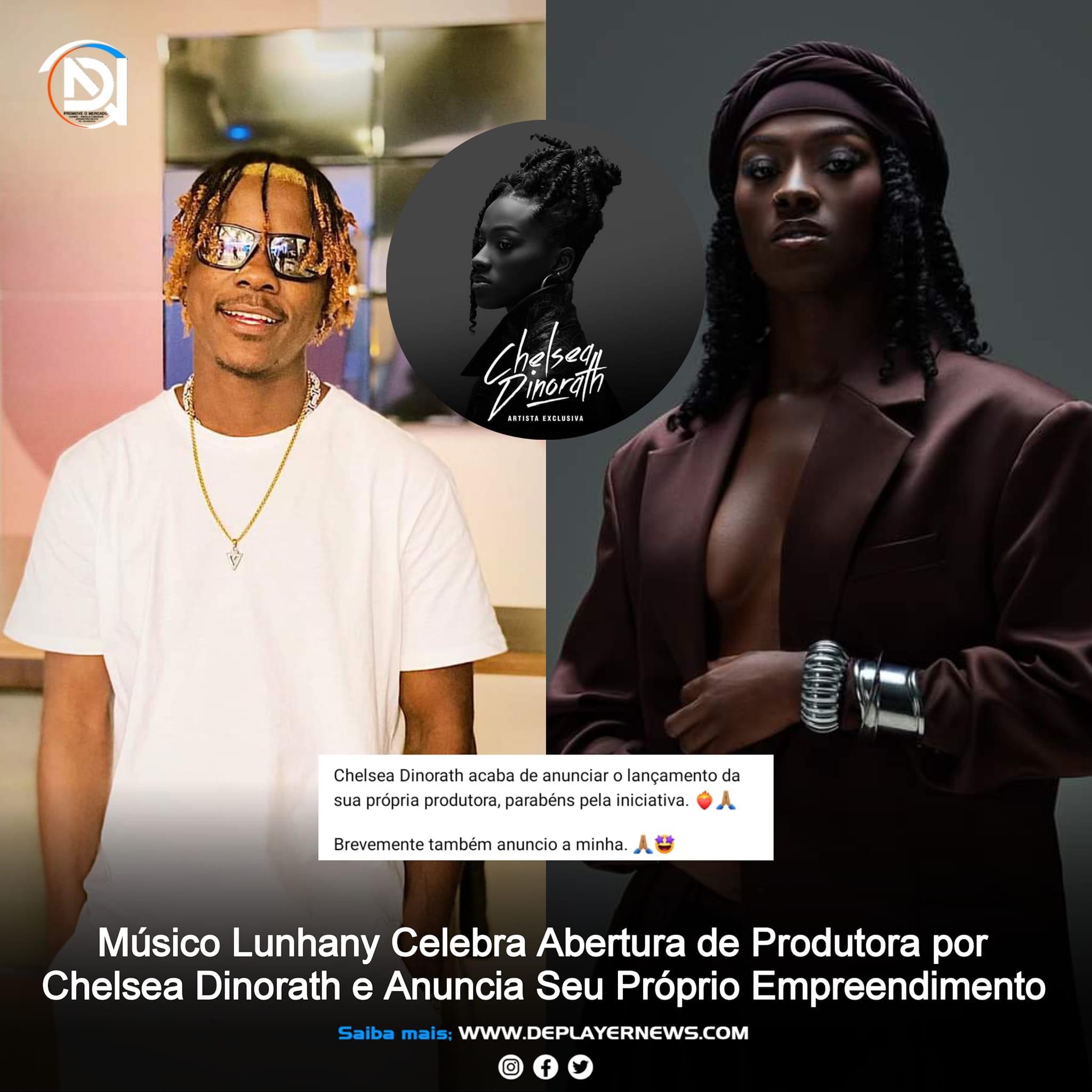 Músico Lunhany Celebra Abertura de Produtora por Chelsea Dinorath e Anuncia Seu Próprio Empreendimento